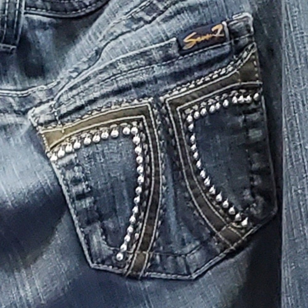 Seven7 Rocker Slim Boot Cut Jeans - Picture 4 of 7